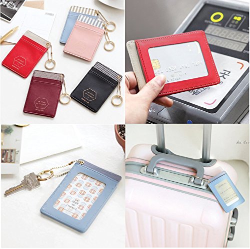 image for ICONIC Slim Pocket V.3 (Red Color)-ID Metro Credit Card Slim Case Cove