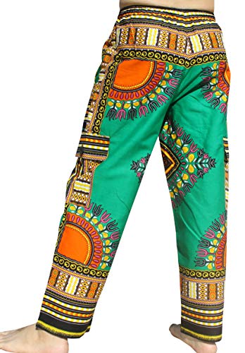 RaanPahMuang Bold and Beautiful African Dashiki Cargo Pant Khakis2