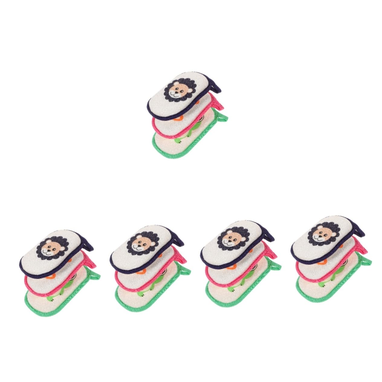 Beaupretty 15piezas Esponjas De Baño Para Bebés Esponjas De De Caricatura Para Nuevos Nacidos Suaves y Efectivas Para Baños De Niño Niña Fácil Limpieza y Diversión El Agua