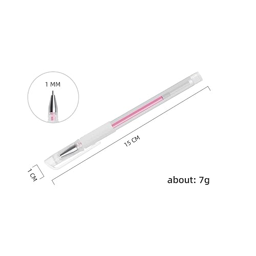 Miniatura 5 de TEONEI Rotulador microblading de cejas, rotulador de piel, maquillaje permanente de cejas posición, herramientas de marca (rosa)