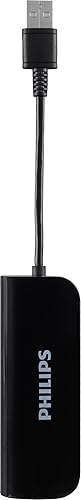 Miniatura 7 de PHILIPS Concentrador USB-C a USB, 4 puertos USB 2.0, velocidad de transferencia de datos de 480 Mbps, adaptador multipuerto USB, funda de aluminio,