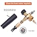 MATCC Adjustable Foam Cannon 33 fl. oz (1Liter) Bottle Snow Foam Lance with 1/4'' Quick Connector, 5 Pressure Washer Nozzles for Cleaning
