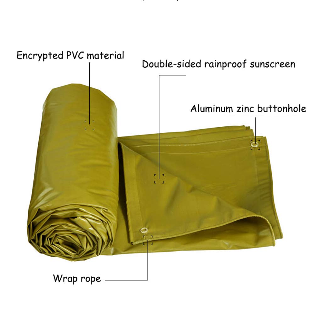 Outdoor gepolsterte wasserdichte Plane - Sonnenschutz und Regenschutz - multifunktionale Plane, Stärke 0,5 mm, 520 g / m2 (Mehrfarbig)
