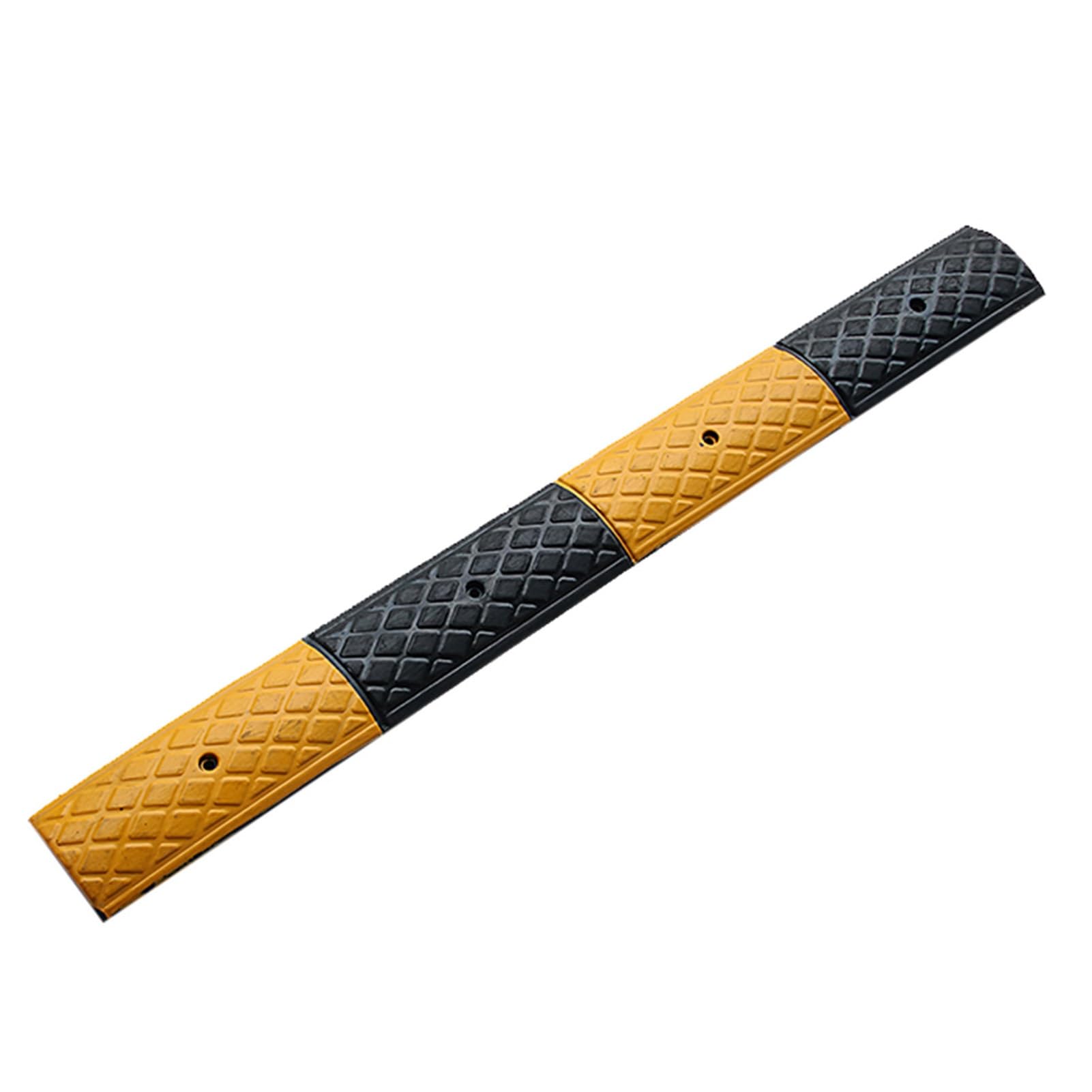 Rubber Micro Can Be Freely Spliced and Combined,Road Buffer Ramps,Suitable for Road Garages,100x10x2cm