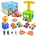 BAKAM Power Balloon Car Toy for Kids, Balloon Launcher Car Toy Set for Kids Science Toy, Inflatable STEM Balloon Pump Cars Racer Kit for Boys Girls (Frog)