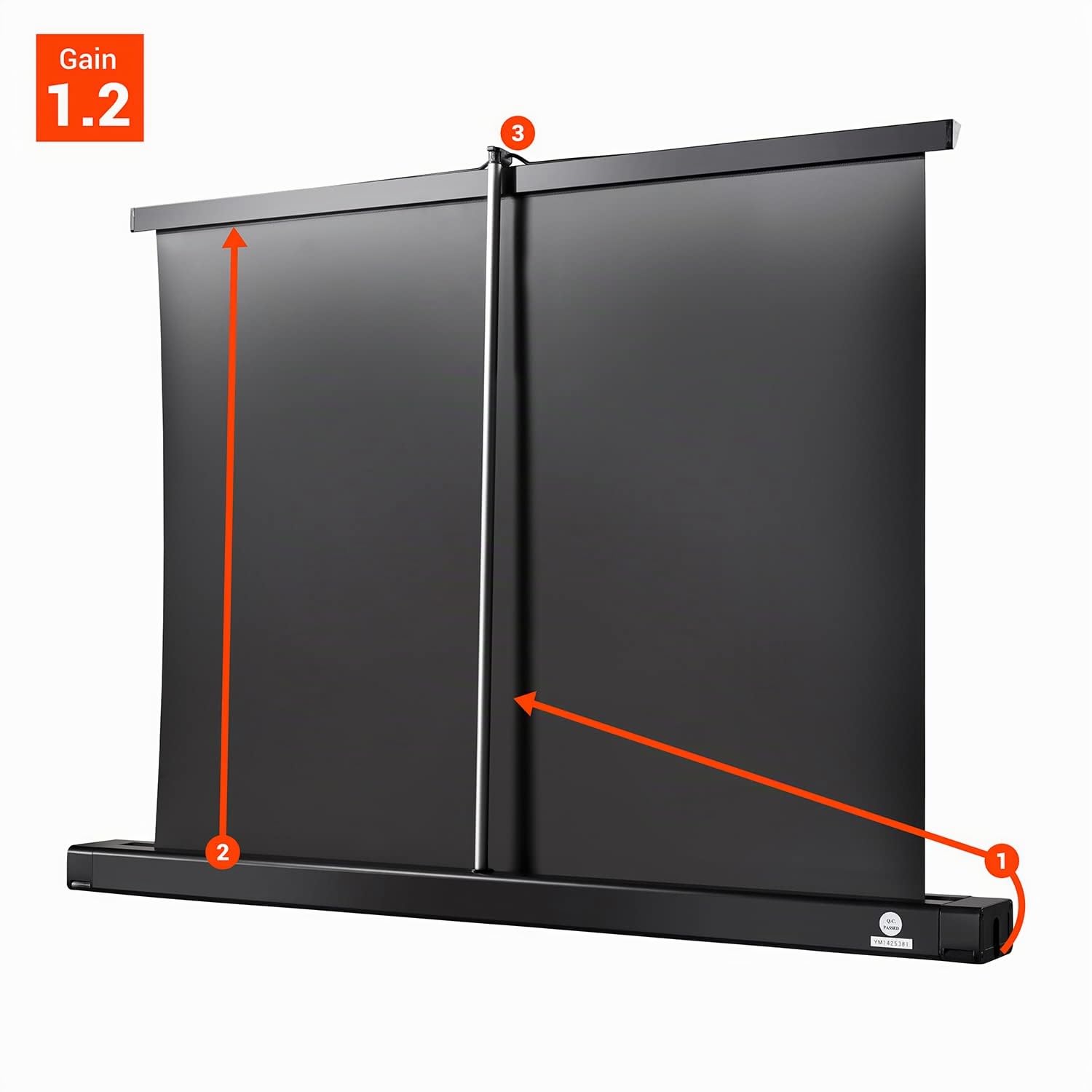 celexon Mini Professional écran de Projection de Table 40" | 89x50cm 16:9