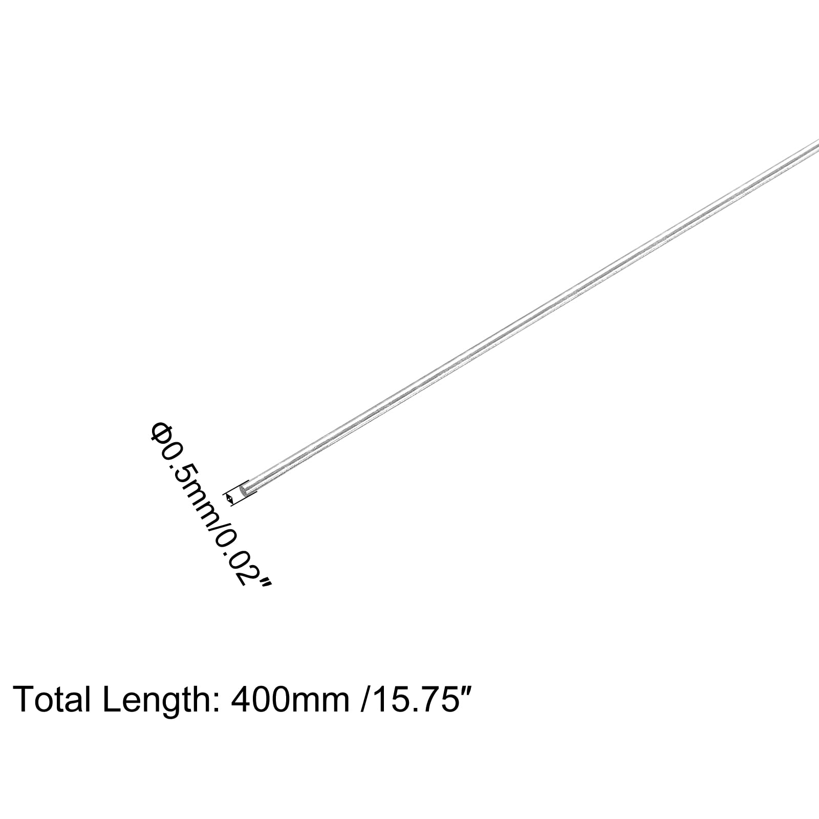 Long Metll Rod Stainless Steel Round Rod METAL FORT 304 , Metal Solid Shaft Rods 10 ...
