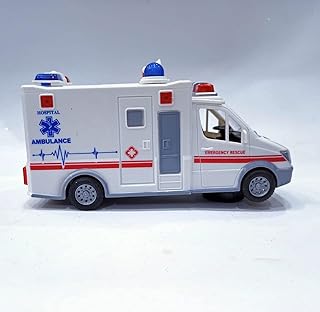 لعبة سيارة الاسعاف للاطفال مزودة باصوات واضاءات ملونة من رويز هونغ شينغ