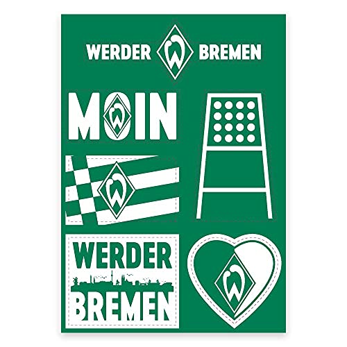 SV Werder Bremen Aufkleberkarte „Werder SV Werder Bremen Aufkleberkarte „Werder