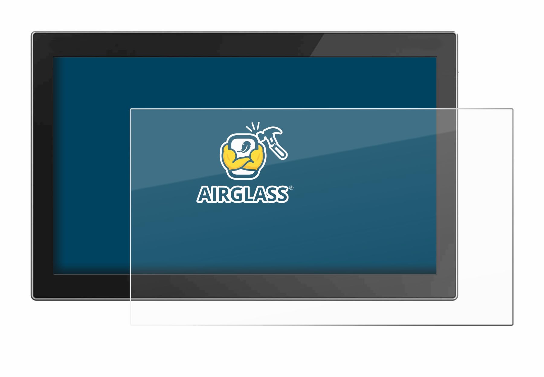 BROTECT Protector Pantalla Cristal para Siemens Simatic HMI MTP1200 Unified Comfort Protector Vidrio - [Dureza 9H, Anti-Arañazos]