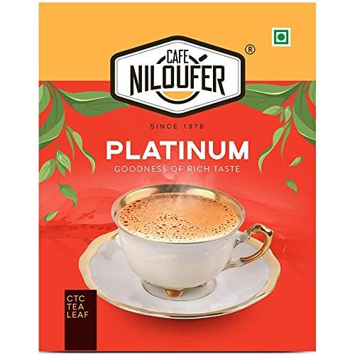 Cafe Niloufer Platinum Tea Powder 500gms | Strong Assam & Aromatic Blend | Premium Loose Leaf Chai for Rich Taste & Flavour