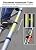Telesladder Telesladders Multi-Purpose Extendable Ladder Telesladder 26Ft/ 23Ft/ 20Ft/ 16Ft/ 15Ft/ 10Ft/ 6.6Ft Tall Extendable Telesladder, Home Loft Office Telescoping Ladder/5.4M