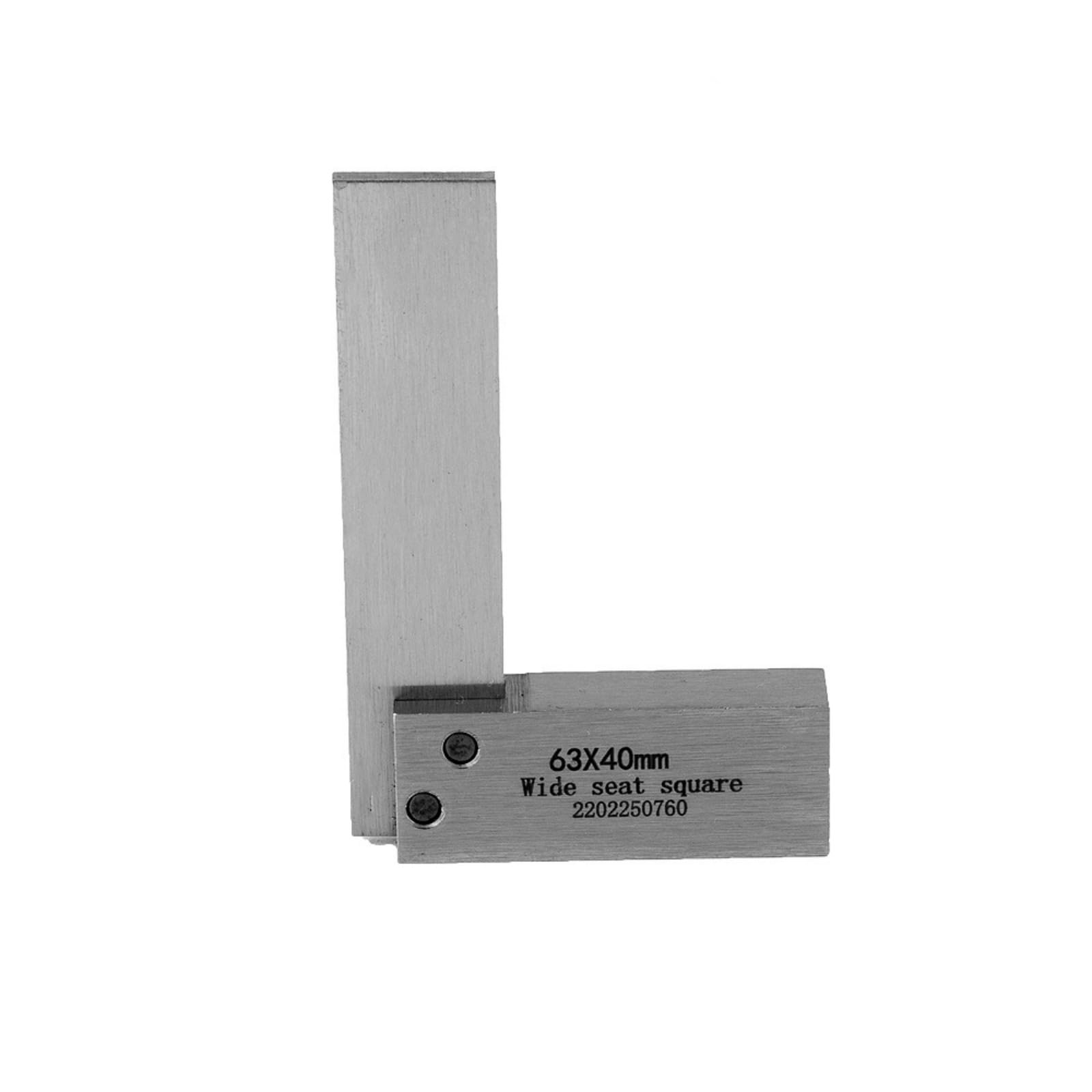 Precisions 90 Degree Right Angles Wide Seats Square Steel Angles Ruler Wide Base Square Precisions Measuring Tool
