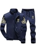 Men's 2 Pieces Tracksuits Running Jogging Sports Suits Athletic Long Sleeve Sweatsuit