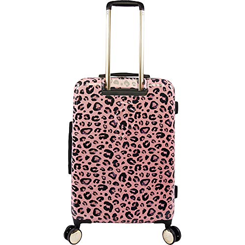 Juicy Couture Women's Jane 3-Piece Hardside Spinner Luggage Set, Telescoping Handles, Pink Leopard, One Size #TOP3