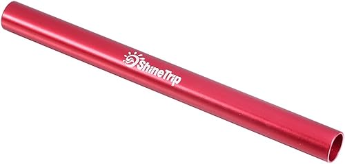 Miniatura 5 de Yosoo Health Gear Tubo de reparación de poste de tienda, 4 piezas de repuesto de férula de poste de aleación de aluminio para poste de 0.311-0.335