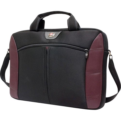 SwissGear GA-7434-01F00 Angle 15.4" Computer Sleeve - Black Plum