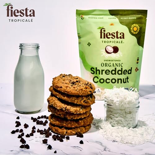 Fiesta Tropicalé FREEPI Unsweetened Coconut Flakes, 8 Oz (Pack Of 3) - Raw Organic Dried Coconut Flakes thumb #6