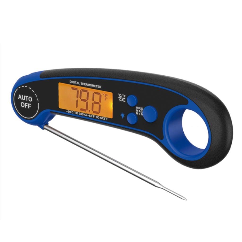 Food Thermometer Kitchen Thermometer Digital Thermometer Meat Thermometer BBQ Waterproof Kitchen Cooking Tools(D)