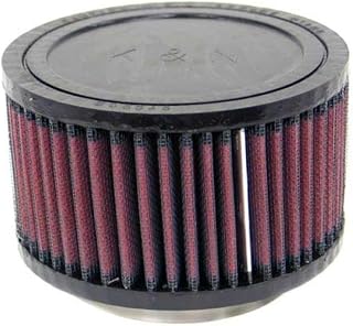 K&N Universal Clamp-On Air Intake Filter: High Performance, Premium, Washable, Replacement Air Filter: Flange Diameter: 3 In, Filter Height: 3 In, Flange Length: 0.625 In, Shape: Round, RU-2420