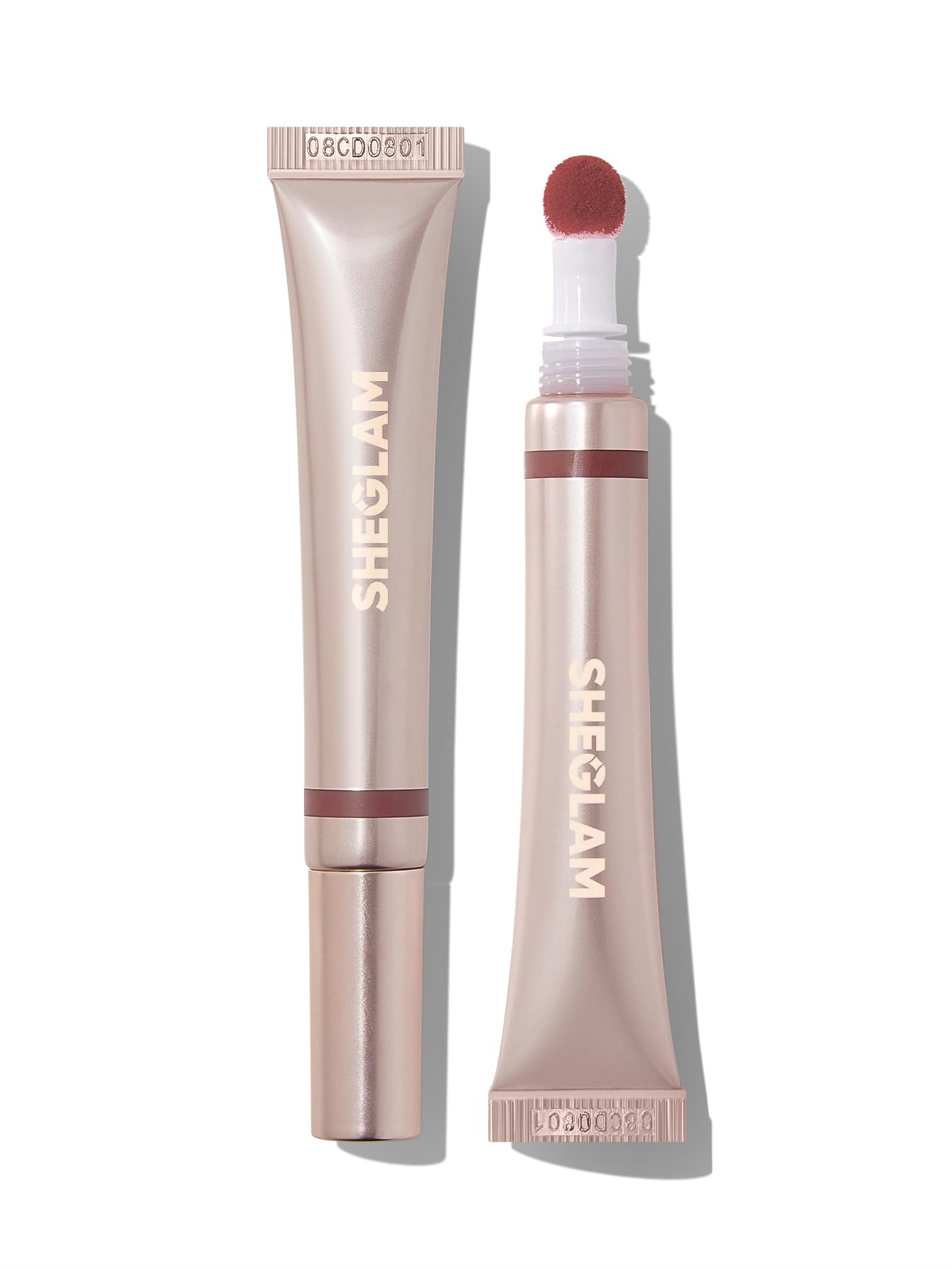 SHEGLAM Pout Pillow Cushion Lip Gloss Moisturizing Liquid Lipstick High Shine Finish Sponge Tip Applicator Non-Sticky Lip Glaze Party -Catching Z's