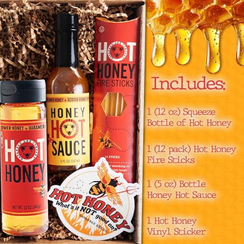 Set de regalo Hot Honey Box de Savannah Bee Company miniatura 5