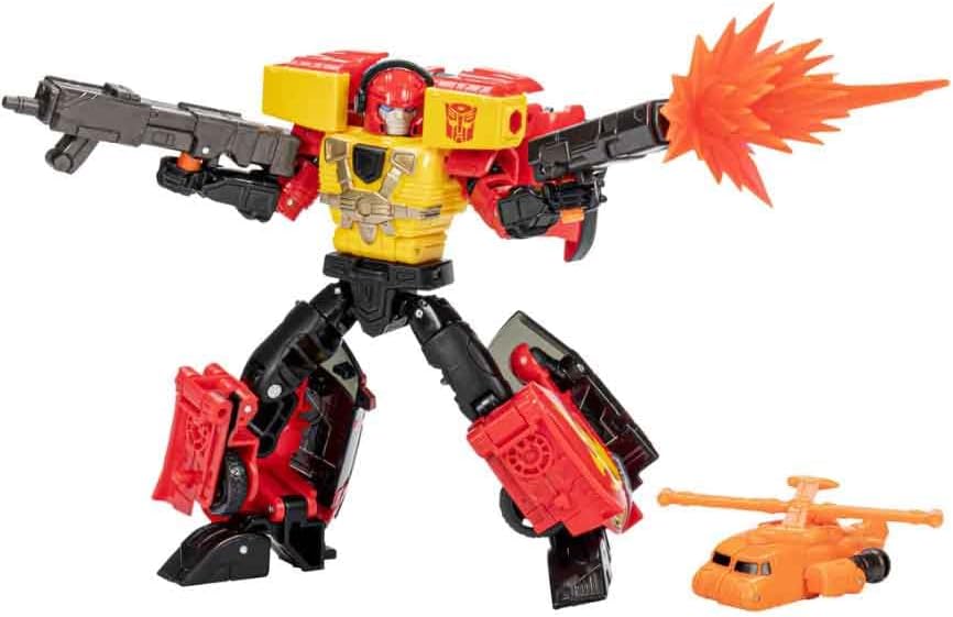 Transformers Legacy Evolution Action Figure Exclusive - Hot Shot & Jolt - Image 2