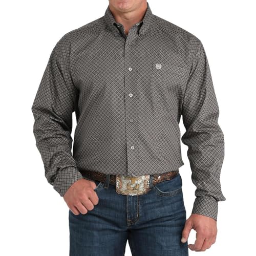 Cinch Men's Grey Print Shirt