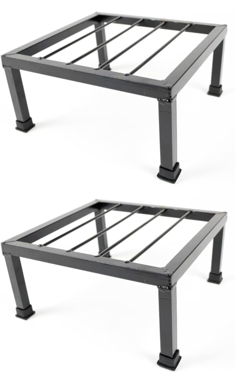 URBANMAALI Plant Stand for Balcony Planter Pot Stand for Outdoor/Indoor Plants Heavy Gauge Iron Stand for Pots for Plants Gamla Stand for Home/Garden Flower Pot Stand for Living Room-(Black-Set of 2) (B0D6BG8W8J) Amazon Price History, Amazon Price Tracker