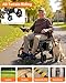 Electric Wheelchair, Foldable Wheelchair for Adults, 500W Motorized Wheelchair with 15+ Long Travel Range, All Terrain Portable Electric Wheelchair for Seniors Support 350LB