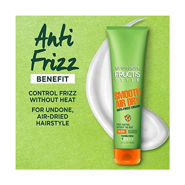 Garnier Fructis Style Smooth Air Dry Anti-Frizz Cream, 5.1 fl. oz.