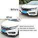 Xotic Tech Front Bumper Lip Chin Spoiler Splitter Diffuser Guard Wing Protector Trim Car Body Kit, Compatible with Ford Fusion Fiesta Focus (Gloss Black) 3pcs
