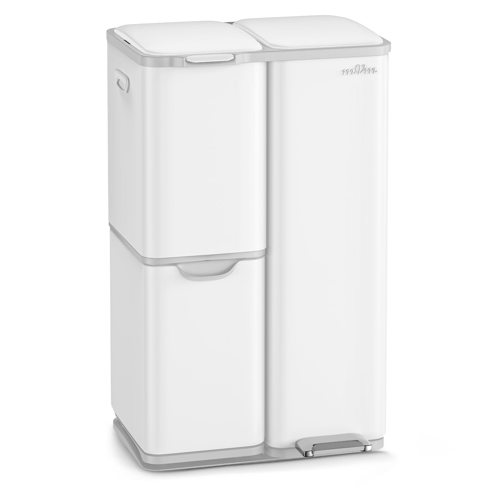 札幌市内 mVm 縦型2段3分別 ごみ箱 60L ブラック Amazon｜mVm ゴミ箱 分別 縦型2段3分別 60L ダストボックス 蓋付き 大