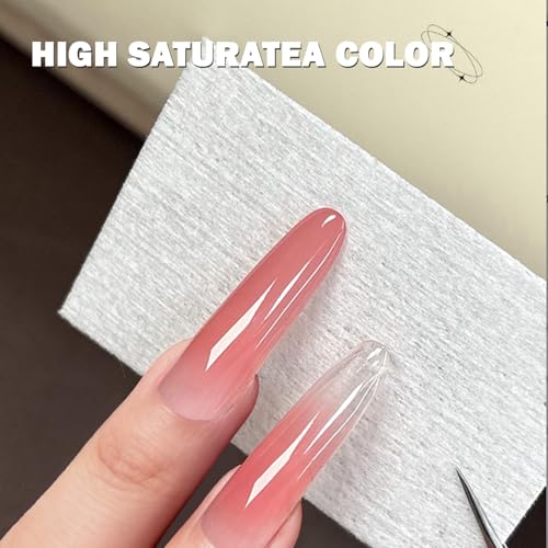Kit gel para uñas Ombre 9 colores con esponjas miniatura 5