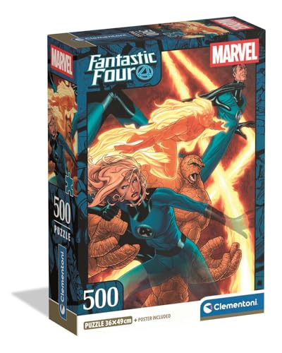 Preisvergleich Produktbild Clementoni 500 Fantastic 4 2025 Compact Puzzle