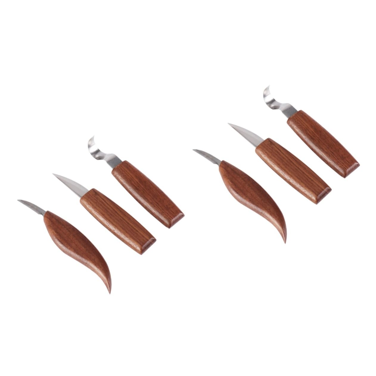 SEWACC 6pièces Couteaux à Sculpter Outils De Sculpture Avec Poignées Précision Et Améliorés Pour Artisans Et Débutants
