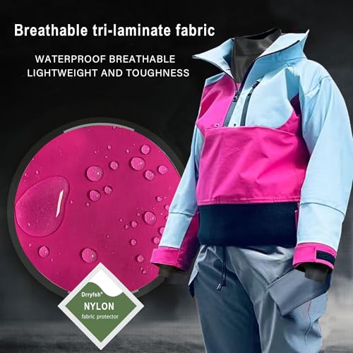 Women’s Cold Water Dry Suits for Kayaking, Rafting,Canoeing,Paddling,Sailing,Boating (3X-Large)