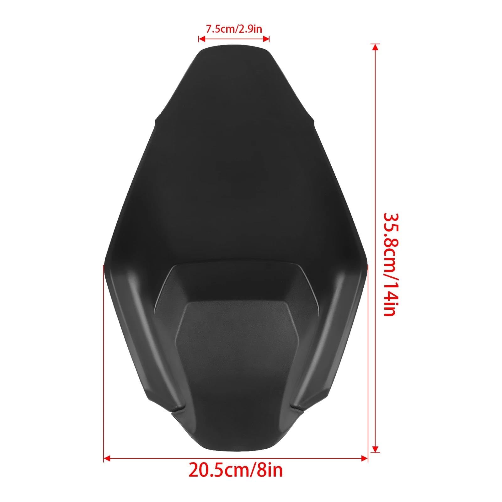 Carenado De Asiento Trasero (colín) para Kawasaki para Z900 para Z900SE 2025-2026 Cubierta De Asiento para Pasajero Carenado Trasero(Tianio)