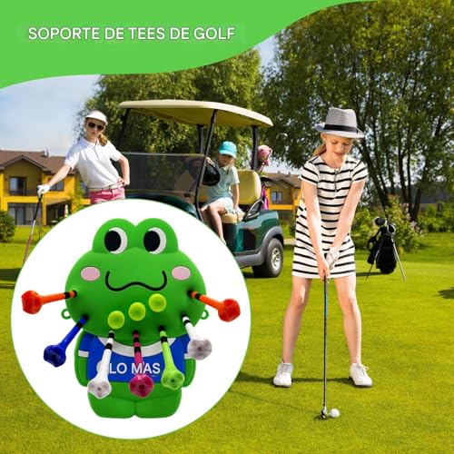 Soporte para bolas y accesorio de almacenamiento de golf para regalar 3