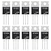 ALLECIN IRF520 MOSFET Transistors 9.7A 100V IRF520N N-Channel Power Transistor 9.7 Amp 100 Volt TO-220 (Pack of 10pcs)