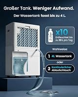 Pro Breeze OmniDry Luftentfeuchter mit App & WLAN, 20L in 24h Entfeuchtungsleistung - Luftentfeuchter elektrisch mit Wäschemodus, Feuchtigkeitssensor, Timer - Gegen Schimmel - Entfeuchter Dehumidifier – Ansicht 3