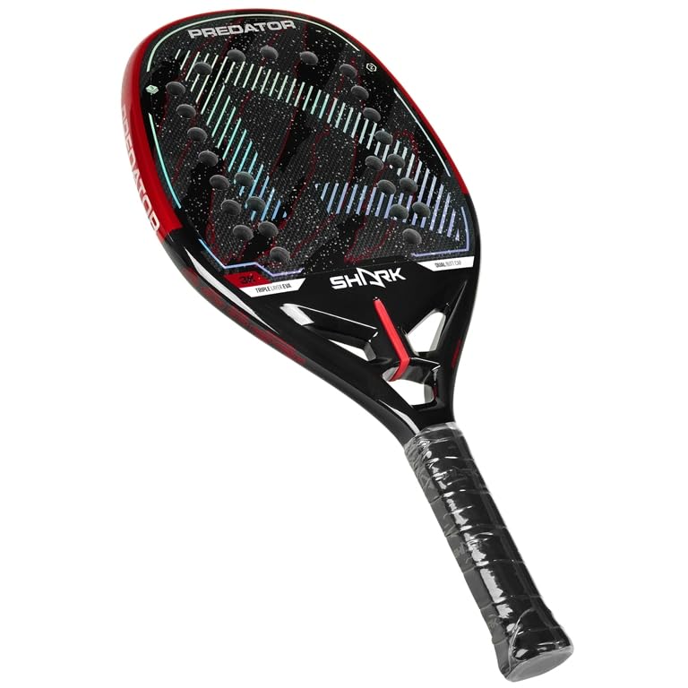 Shark Predator 2026 Raqueta de Beach Tennis con Funda miniatura 2