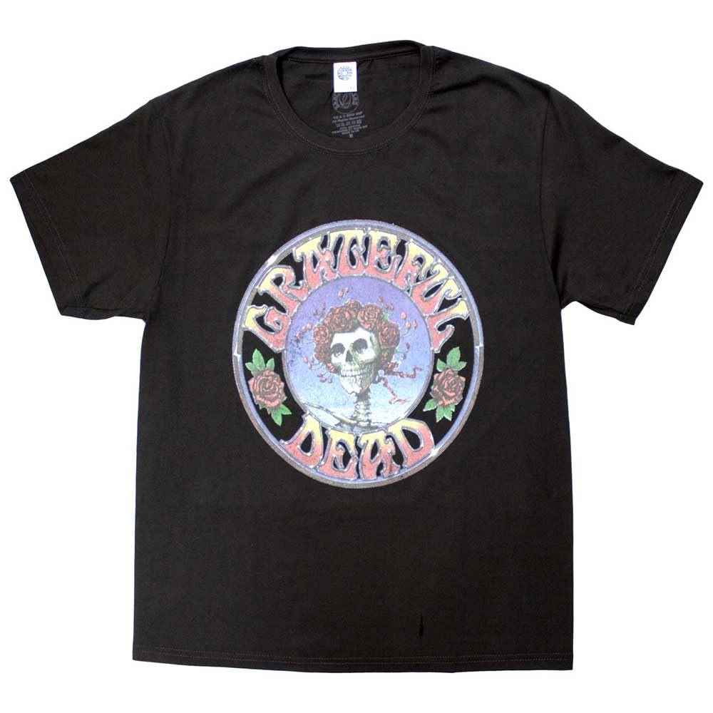 Grateful Dead T Shirt Bertha Circle Vintage Wash Official Mens Charcoal Grey XXL