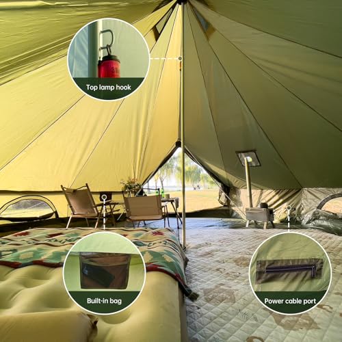 16.4ft Family Glamping Yurt