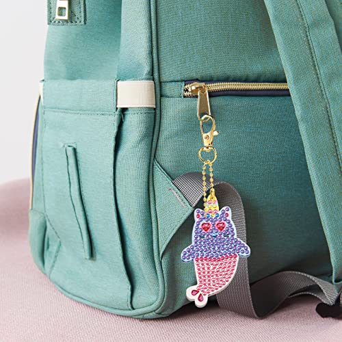 ORIENTAL CHERRY Arts and Crafts for Kids Ages 8-12, Make Your Own GEM Keychains - Image 4