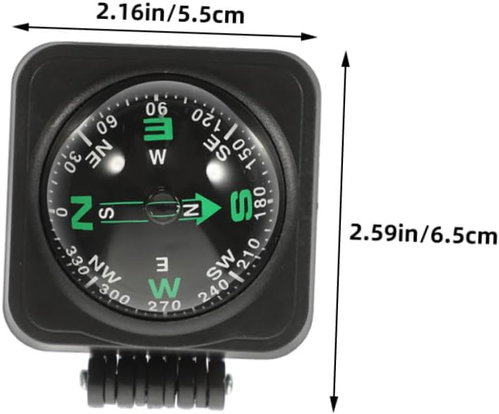 3pcs Adjustable Car Dashboard Compass Ball, Accurate Auto Navigation Compass for Cars, Boats, and Motorcycles, Vehicle Mount Interior Accessory for Outdoor Driving