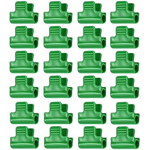 ANCLLO Abrazaderas para Invernadero de 11mm (24 unidades) Cover