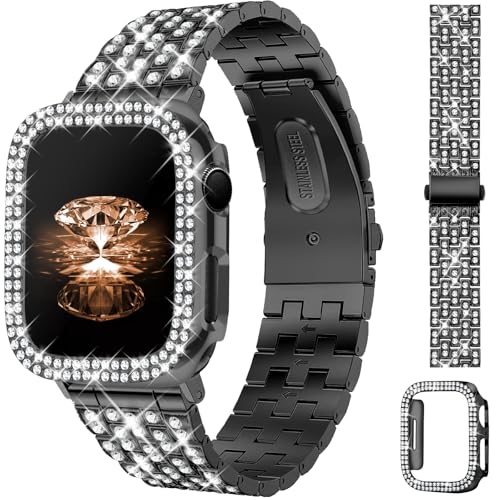 Bracelet en diamant pour Apple Watch 41mm bijoux strass femme SE