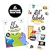 Lil' Labels Daycare Value Pack Write on Name Labels, Waterproof, Baby Bottle Labels (Animal Friends) & Clothing Labels, Plus 2 Bonus Gifts, BRIGHT WHITE