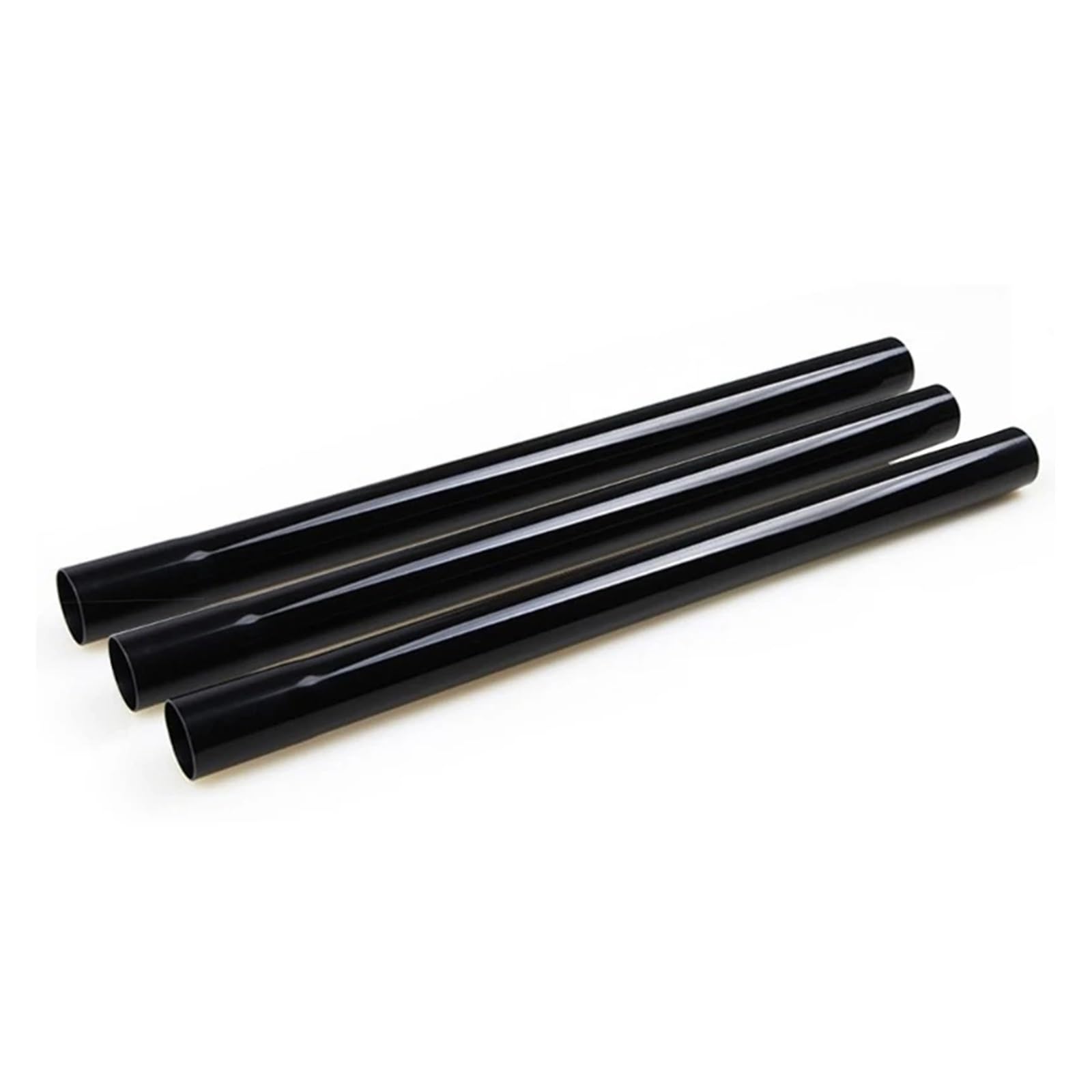 3Pcs Adjustable Extension Pipe 32mm Telescopic Suction Rod Tube Wand Vacuum Cleaner Attachment Accessories Vacuum Cleaner Spare Rod(Black)